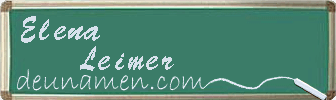 Elena Leimer Visitenkarte